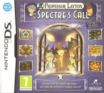 Professor Layton and the Spectre's Call (Europe) (Demo) (Kiosk) box cover front